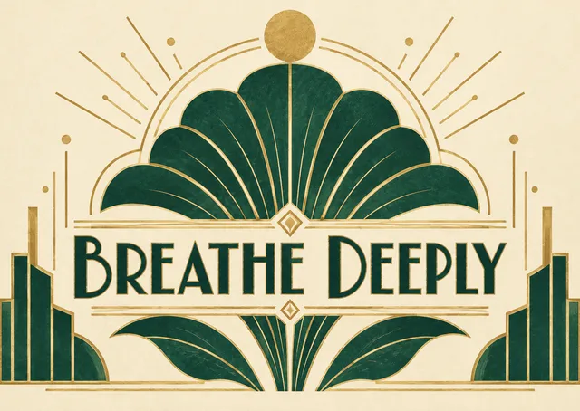 A calming card to offer solace and peace to someone who's overwhelmed and needs a moment to breathe.