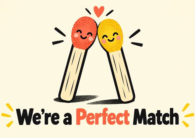A lighthearted anniversary card for your partner that celebrates your bond with a playful pun. It feels warm, funny, and just a little sweet.