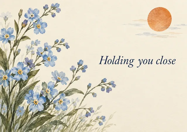 A quiet, gentle note for someone moving through a difficult time.