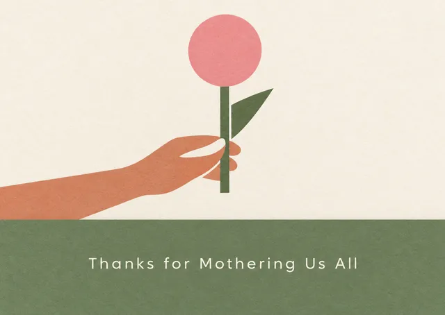 Mother's Day Cards on a postcard