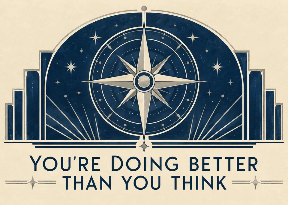 A simple, reassuring note for a long-distance friend who might be feeling uncertain or overwhelmed.