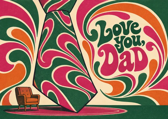 Father's Day Cards on a postcard