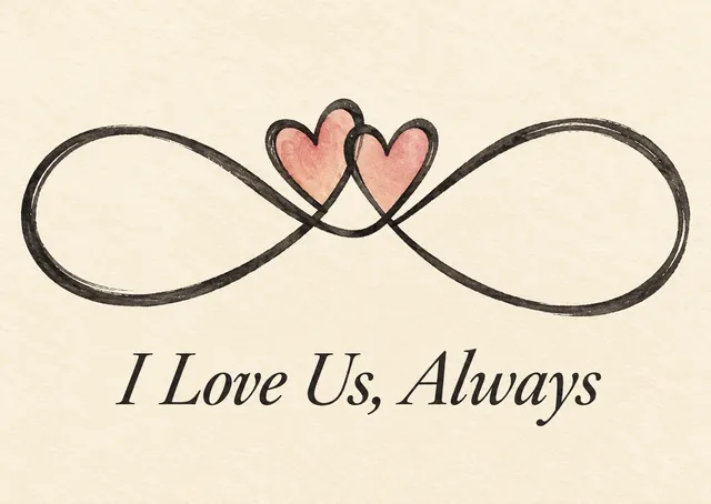 A warm wedding anniversary card for your partner, with a simple message that feels true and lasting. Perfect for a heartfelt, sweet moment together.