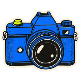 Camera sticker example